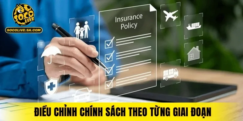 Điều chỉnh chính sách theo từng giai đoạn