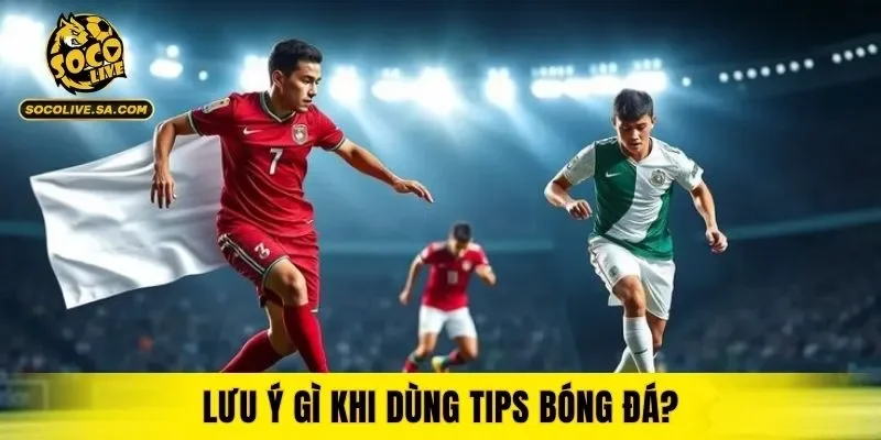 Lưu ý gì khi dùng tips bóng đá?